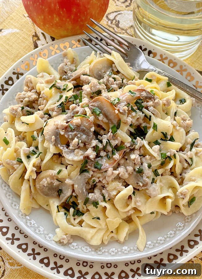 Creamy Ground Pork Stroganoff Recipe for Quick Weeknight Meals 6 stroganoff made with ground pork