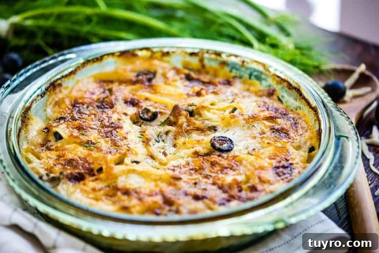 Au Gratin Potatoes with Fennel and California Ripe Olives 4 Baked Dish of Au Gratin Potatoes