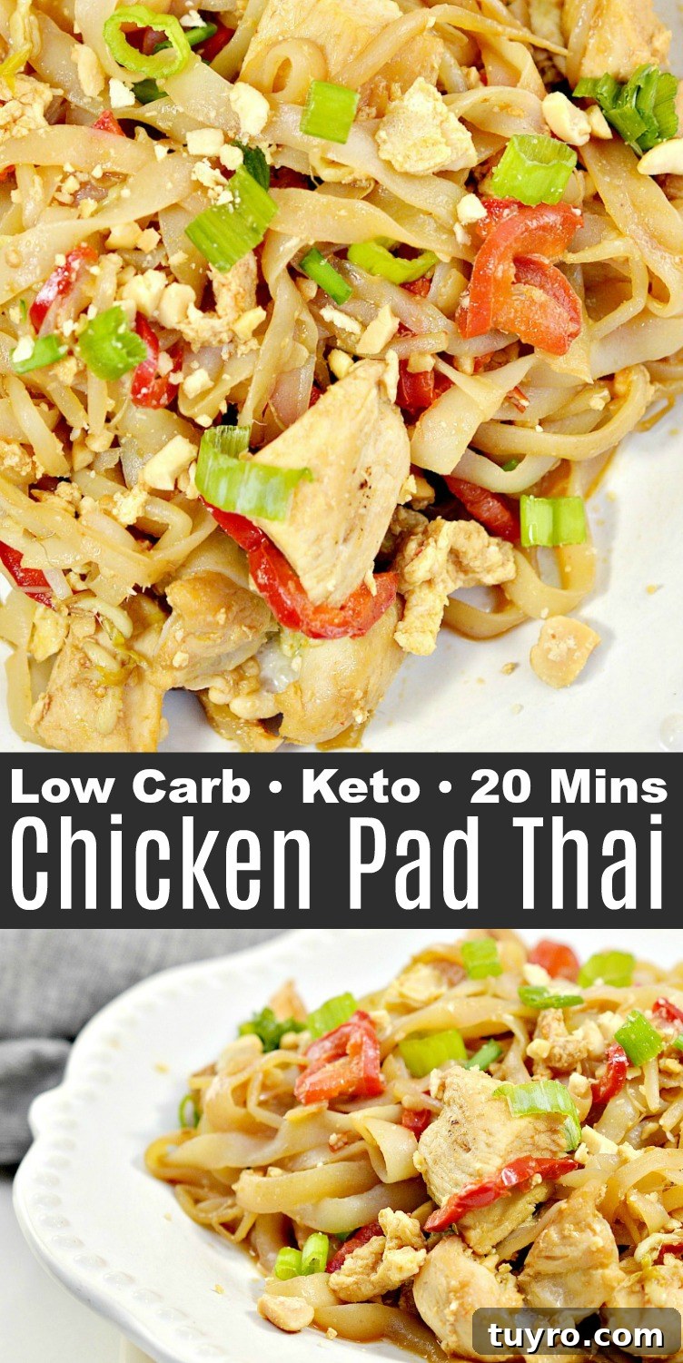 Keto Chicken Pad Thai Recipe