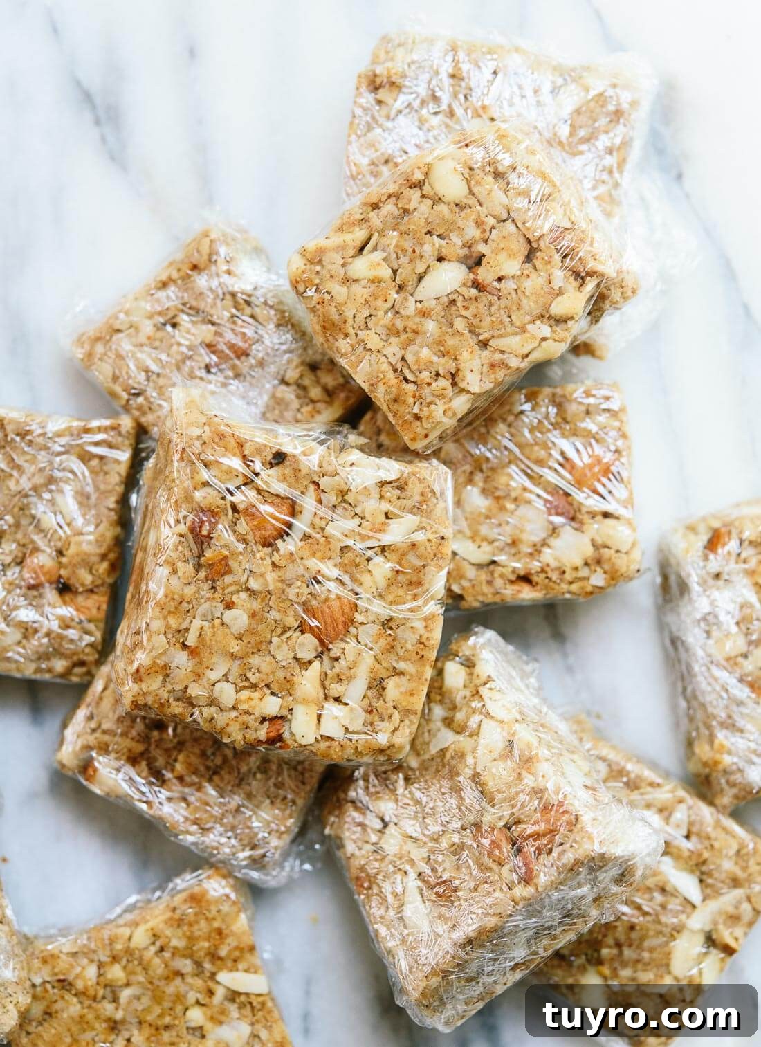 No Bake Almond Coconut Granola Bars Recipe 7 No-bake almond-coconut granola bars are a healthy, energy-rich snack when hunger strikes! cookieandkate.com