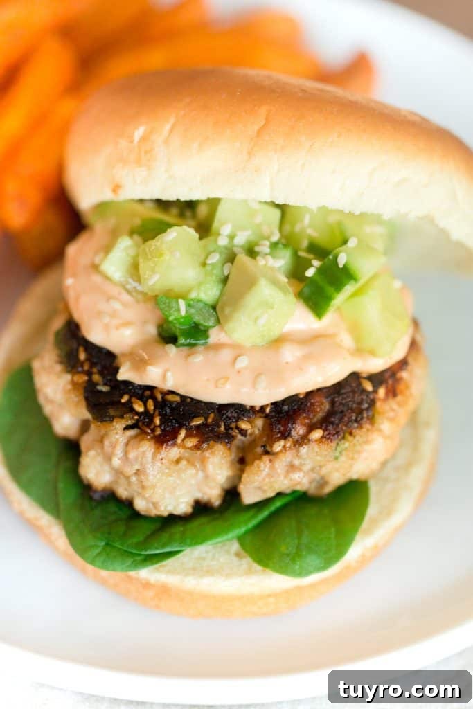 Sesame Ginger Salmon Burgers