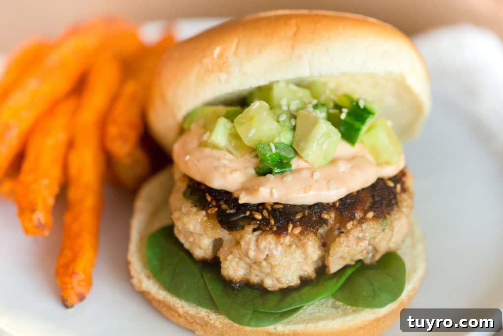 Sesame Ginger Salmon Burgers