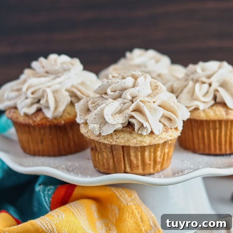 gluten free churro cupcakes