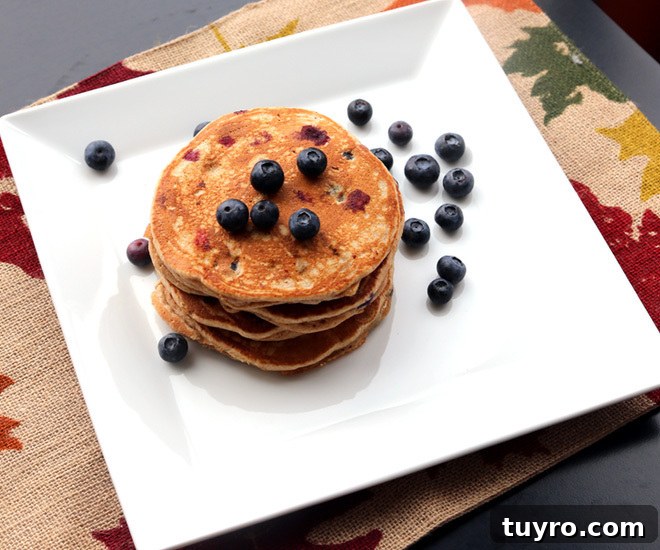 Fluffy Whole Wheat Blueberry Pancakes Recipe 3 Whole-wheat-blueberry-pancakes-11-notitle-cwm