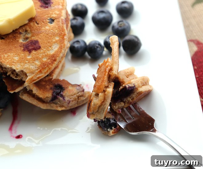 Fluffy Whole Wheat Blueberry Pancakes Recipe 4 Whole-wheat-blueberry-pancakes-9-notitle-cwm
