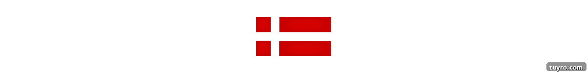 Danish Pandekager: Crispy-Edged Pancakes Recipe 3 Danish flag.