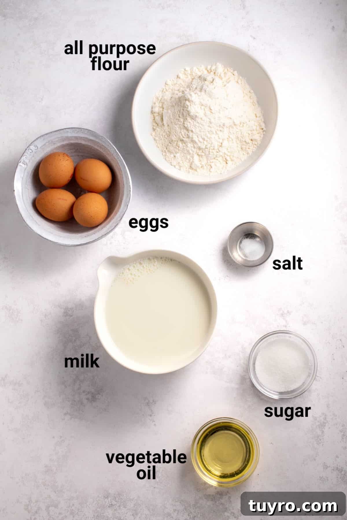 Danish Pandekager: Crispy-Edged Pancakes Recipe 4 Pandekager ingredients.