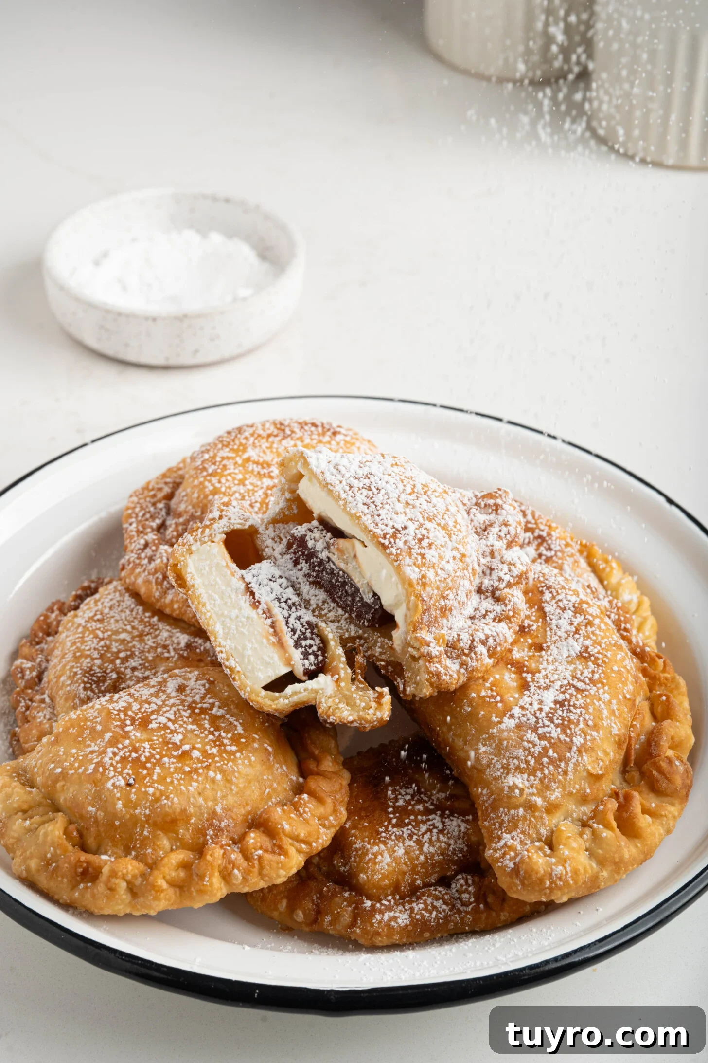Guava Cheese Empanadas with 5 Ingredients — Quick Sweet Treat 11 guava cheese empanadas on a plate