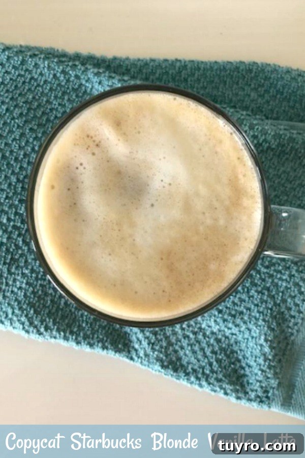Starbucks Blonde Vanilla Latte Recipe: DIY Coffeehouse Version 12 img 24523 11