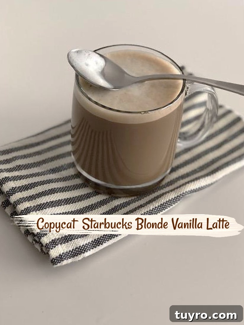 Starbucks Blonde Vanilla Latte Recipe: DIY Coffeehouse Version 3 img 24523 2