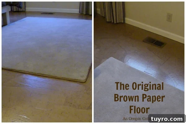 Teen Bedroom Reveal: Dramatic Room Makeover Transformation 10 Teen Bedroom Makeover - The Original Brown Paper Flooring Technique at An Oregon Cottage