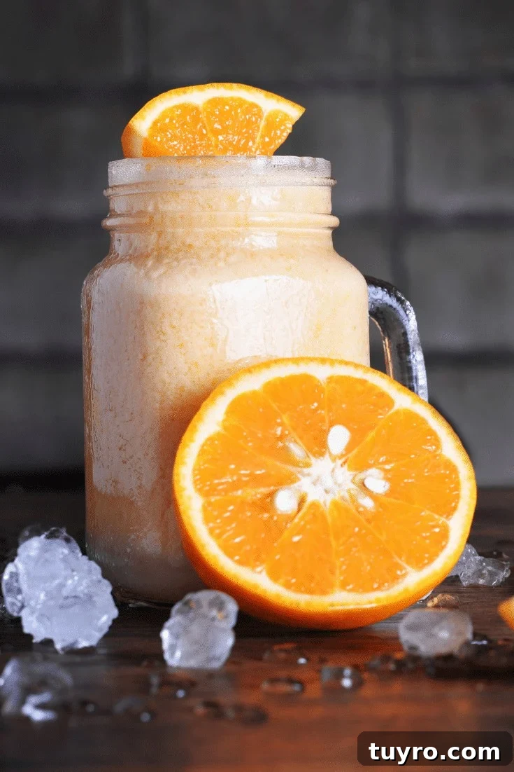 Orange creamsicle smoothie