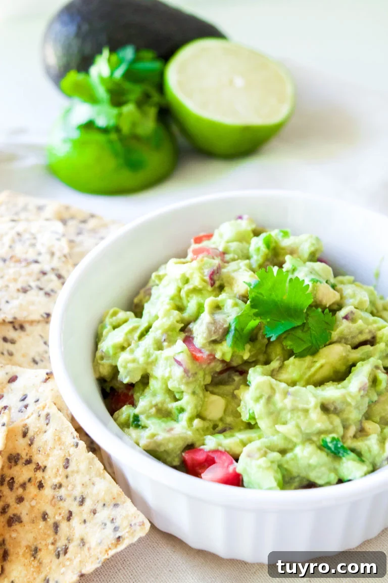 Guacamole in a bowl