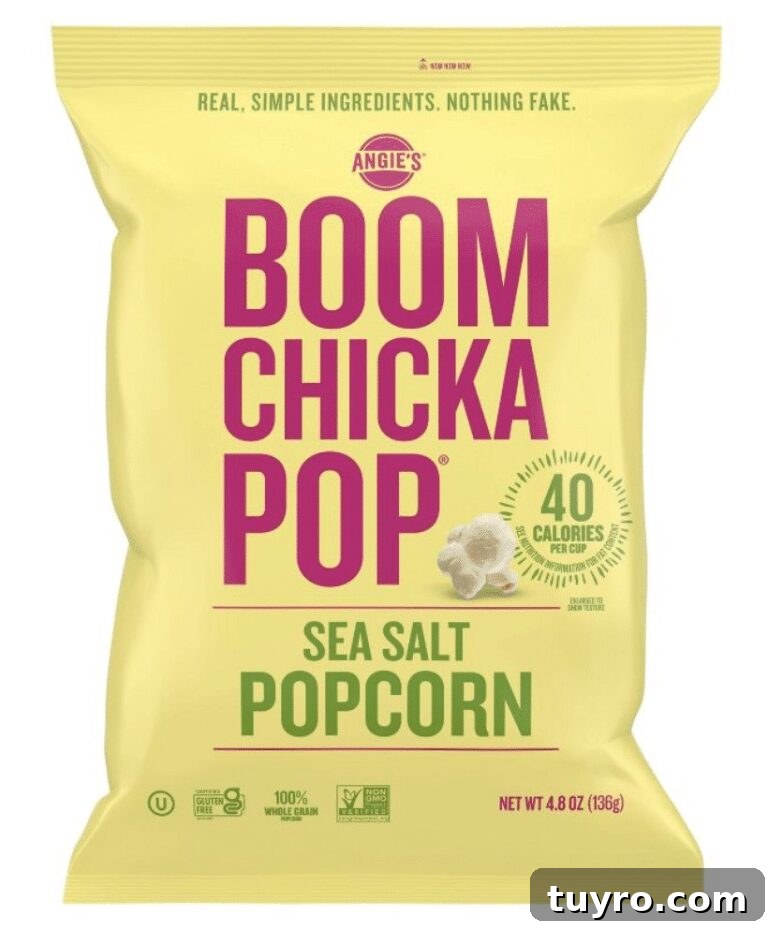 Bag of boom chicka pop popcorn