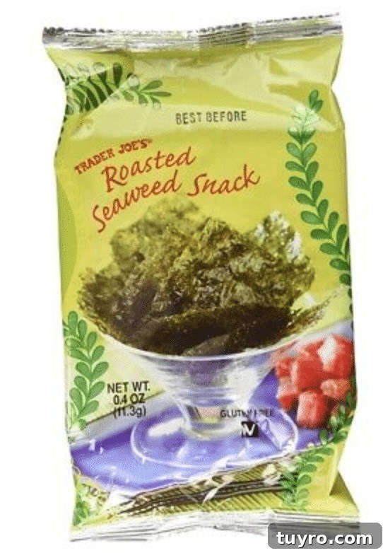 Roasted seaweed snack