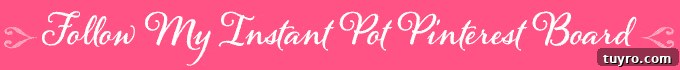 Creamy Instant Pot Polenta Recipe 8 pink button with the words follow my pinterest board