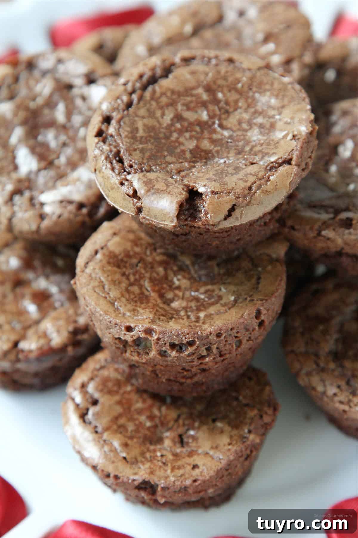 Brownie Bites mini brownies on plate