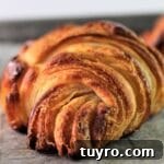 top recipes of 2020--side view of gluten free croissant