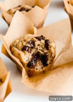A protein banana muffin with a bite taken out of it.
