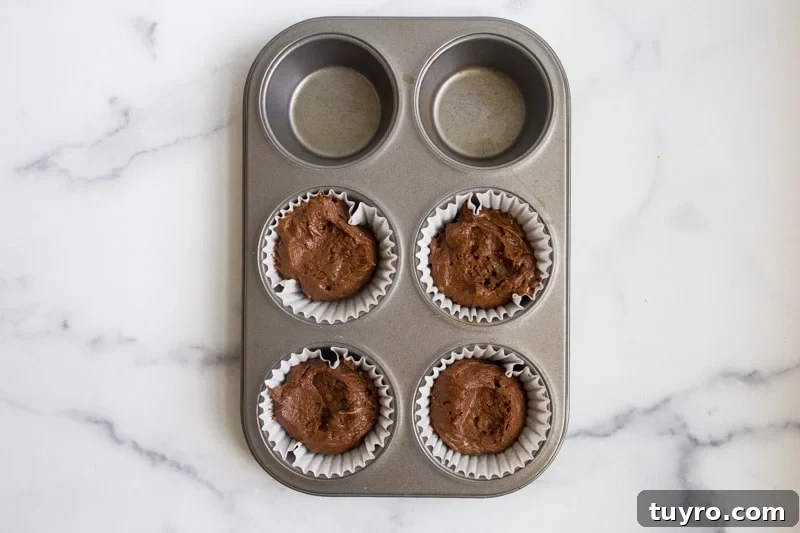 chocolate cupcake batter