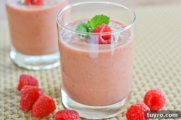 Raspberry Avocado Smoothie
