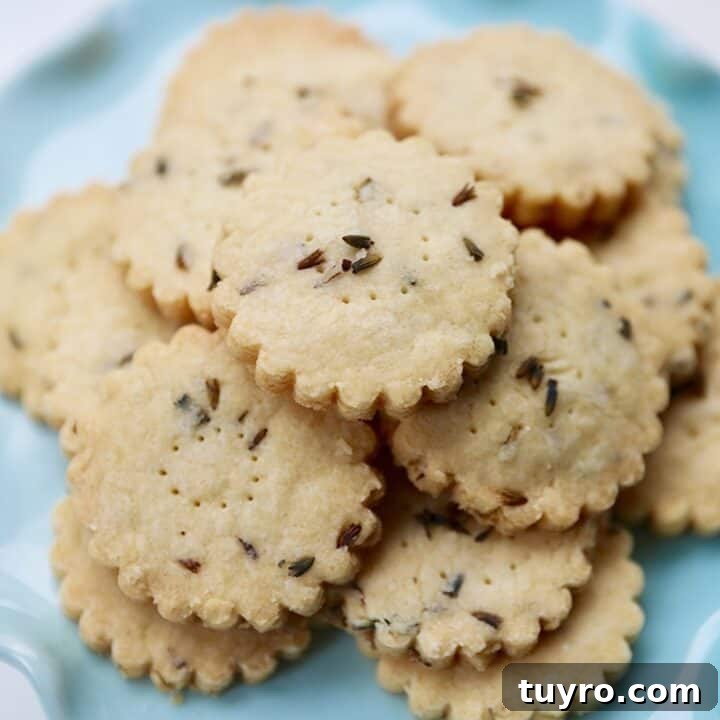 Lavender Shortbread Cookies
