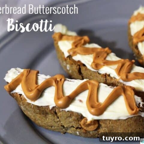 Gingerbread Butterscotch Biscotti