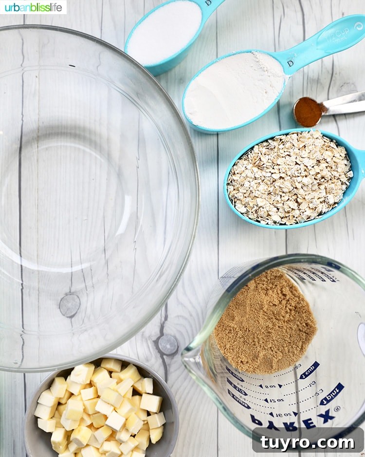 ingredients for holiday baking