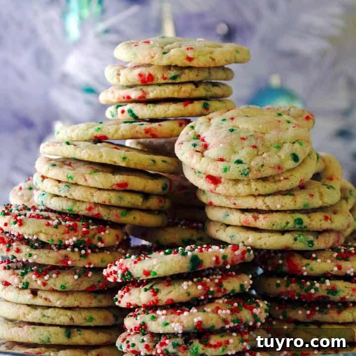 Christmas Funfetti Cookies