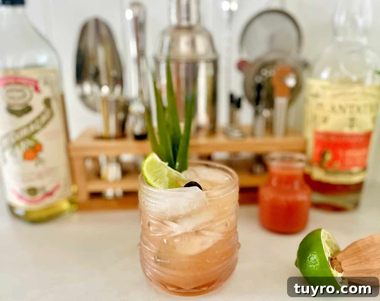 Guava Mai Tai Recipe: Tropical Rum Cocktail with Fresh Guava 6 guava mai tai.
