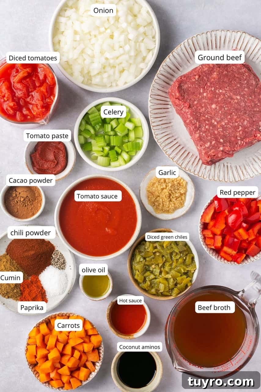 Hearty No-Bean Chili Recipe for Rich, Meaty Flavor 3 ingredients for no bean chili