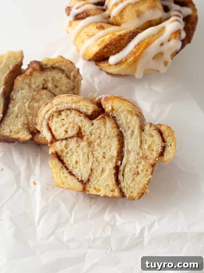 swirled cinnamon roll muffin