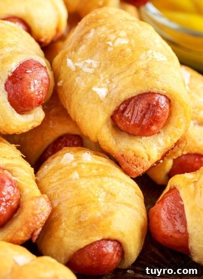 lil smokies pigs in a blanket close up view