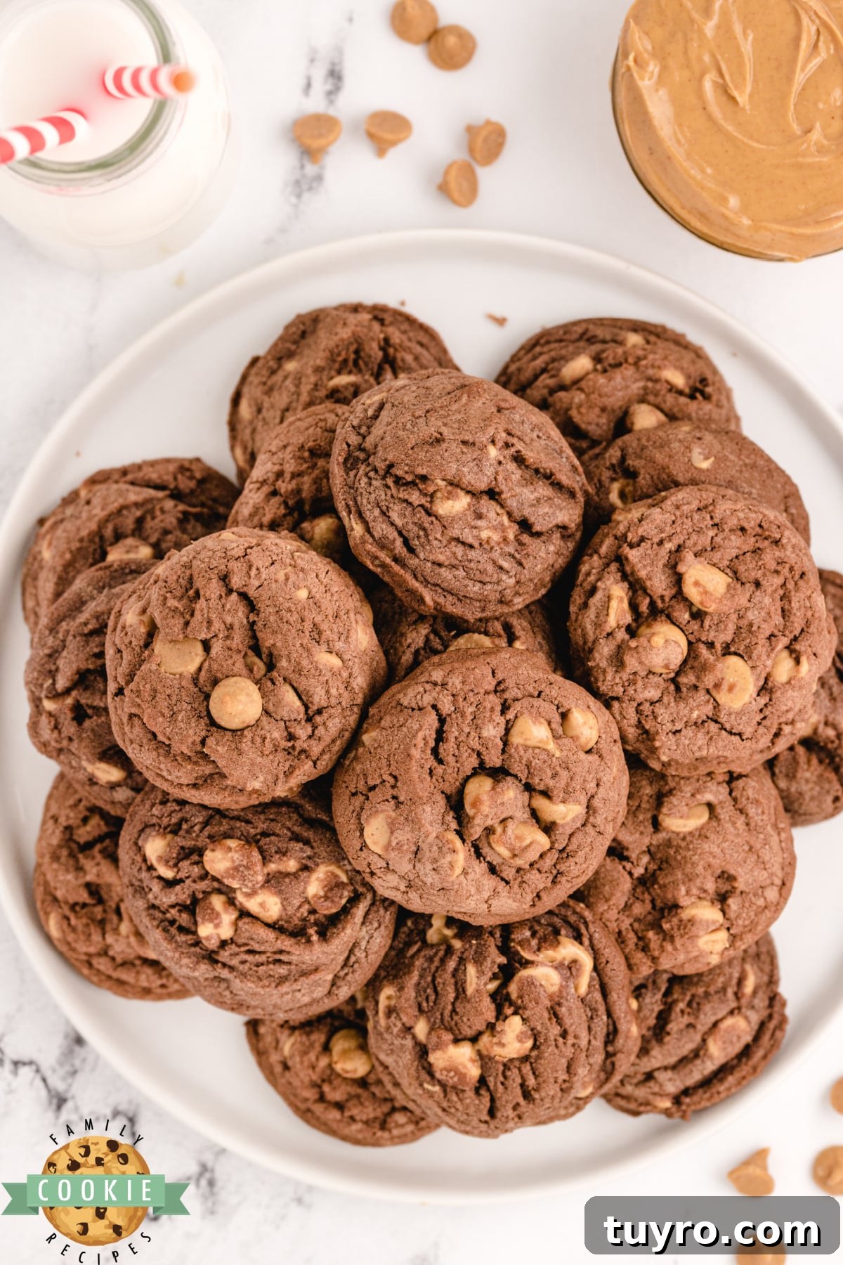 Chocolate Peanut Butter Chip Cookies Recipe 5 Reese's peanut butter chip chocolate cookies