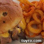 Copycat Arby's Beef-n-Cheddar with Curly Fries