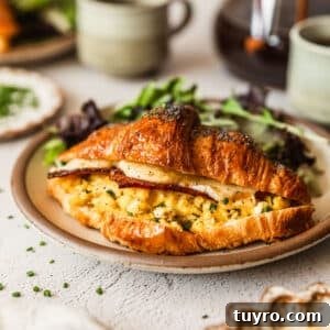 Sheet Pan Bacon, Egg & Cheese Croissant Sandwiches for Brunch 11 img 55426 10