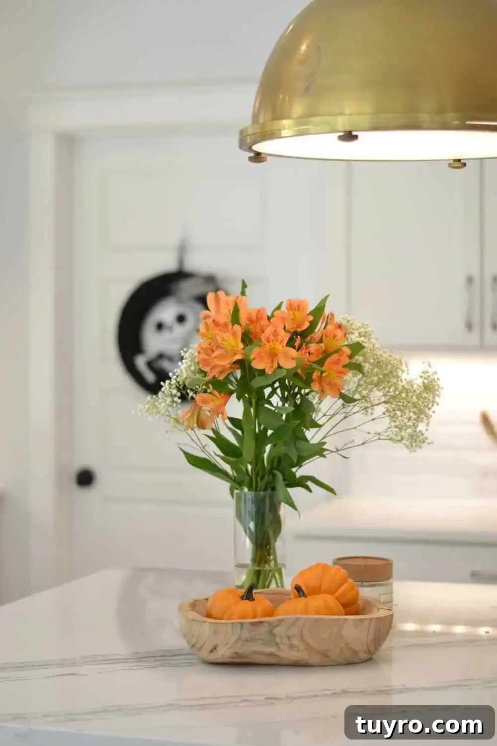 Affordable Fall and Halloween Home Tour: Stylish Seasonal Decor on a Budget 13 flowers in a vase