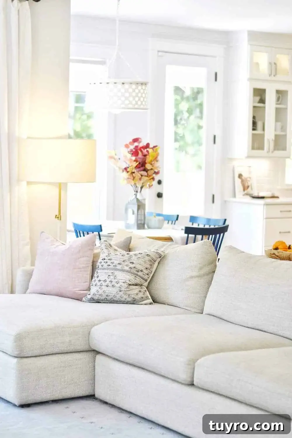 Affordable Fall and Halloween Home Tour: Stylish Seasonal Decor on a Budget 9 branches from outside are cheap halloween decorations