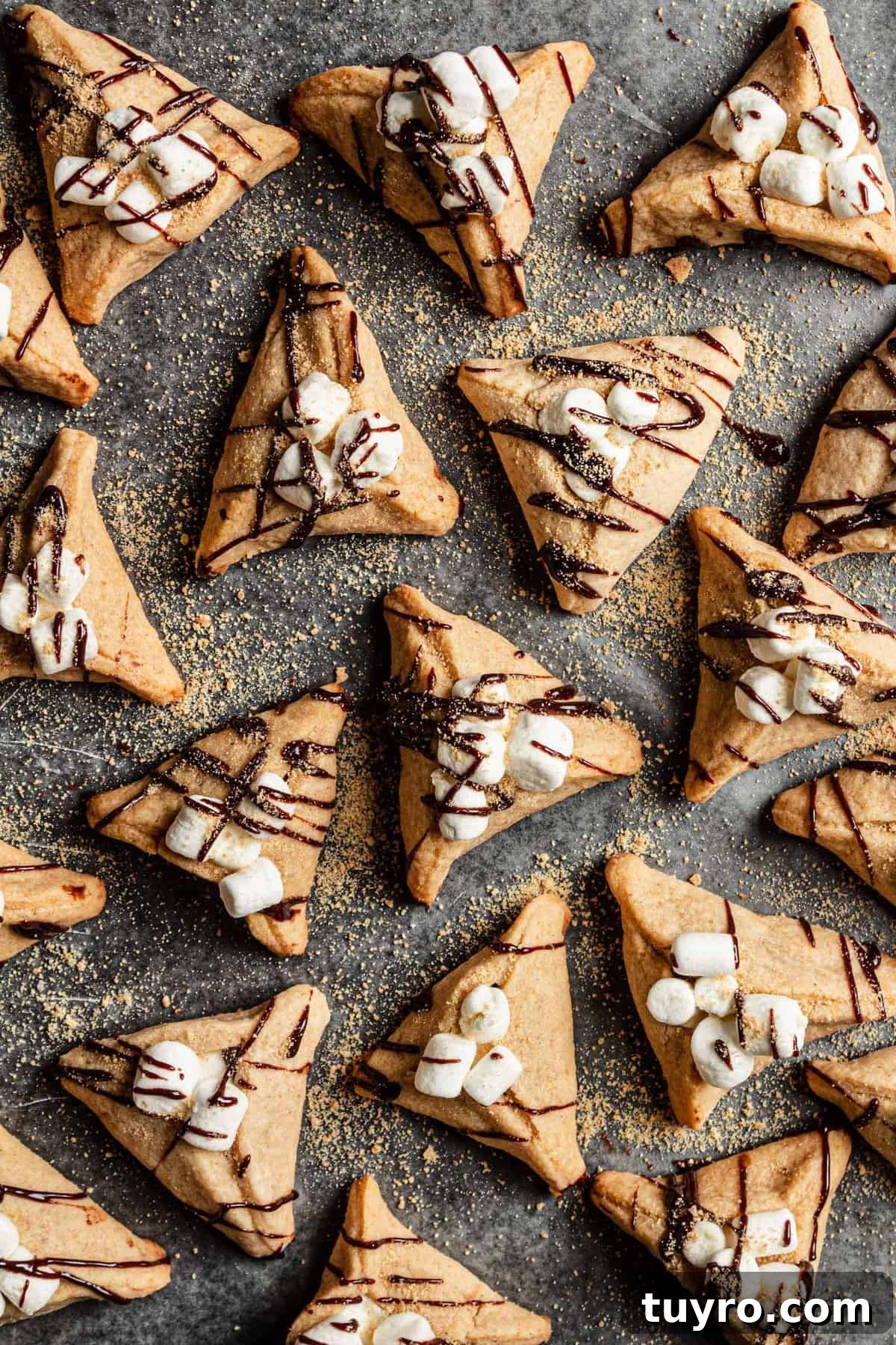Smores Hamentashen recipe, easy and fast