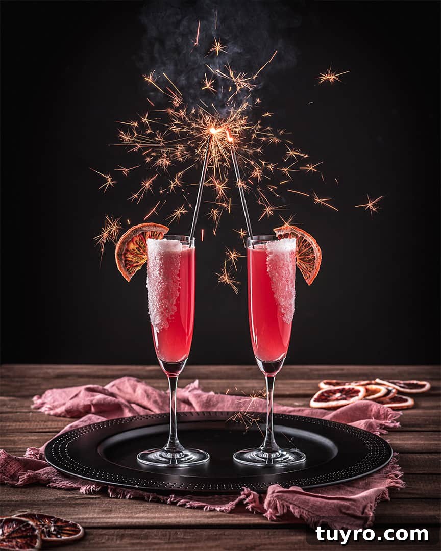 Blood Orange Pink Gin Sparkler Cocktail Recipe 4 Blood Orange and Pink Gin Sparkler