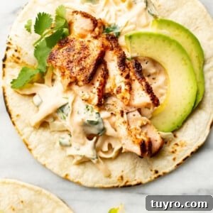 salmon tacos with lime wedges