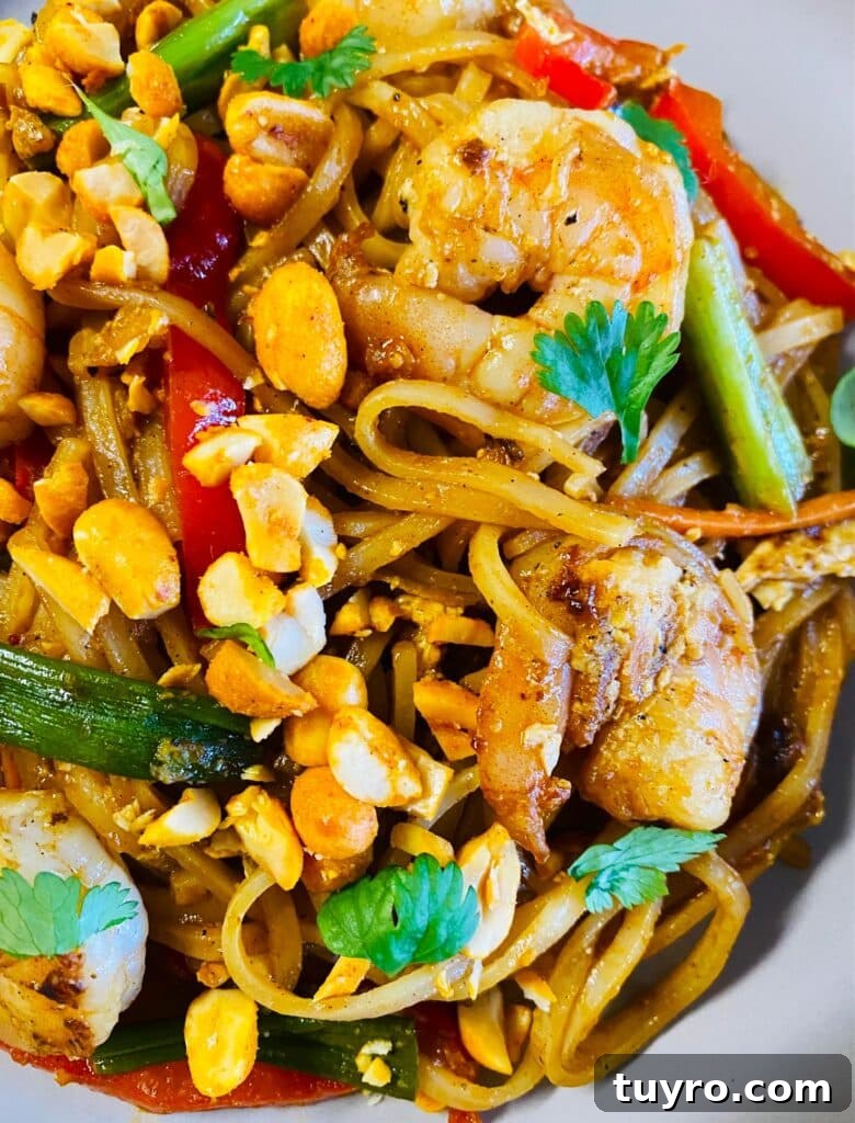Easy Blackstone Shrimp Pad Thai