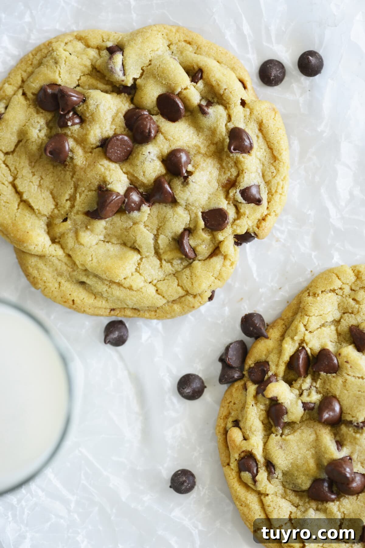 These Chocolate Chip Cookies for Two are perfectly soft, chewy and delicious! Small Batch Chocolate Chip Cookies for 2