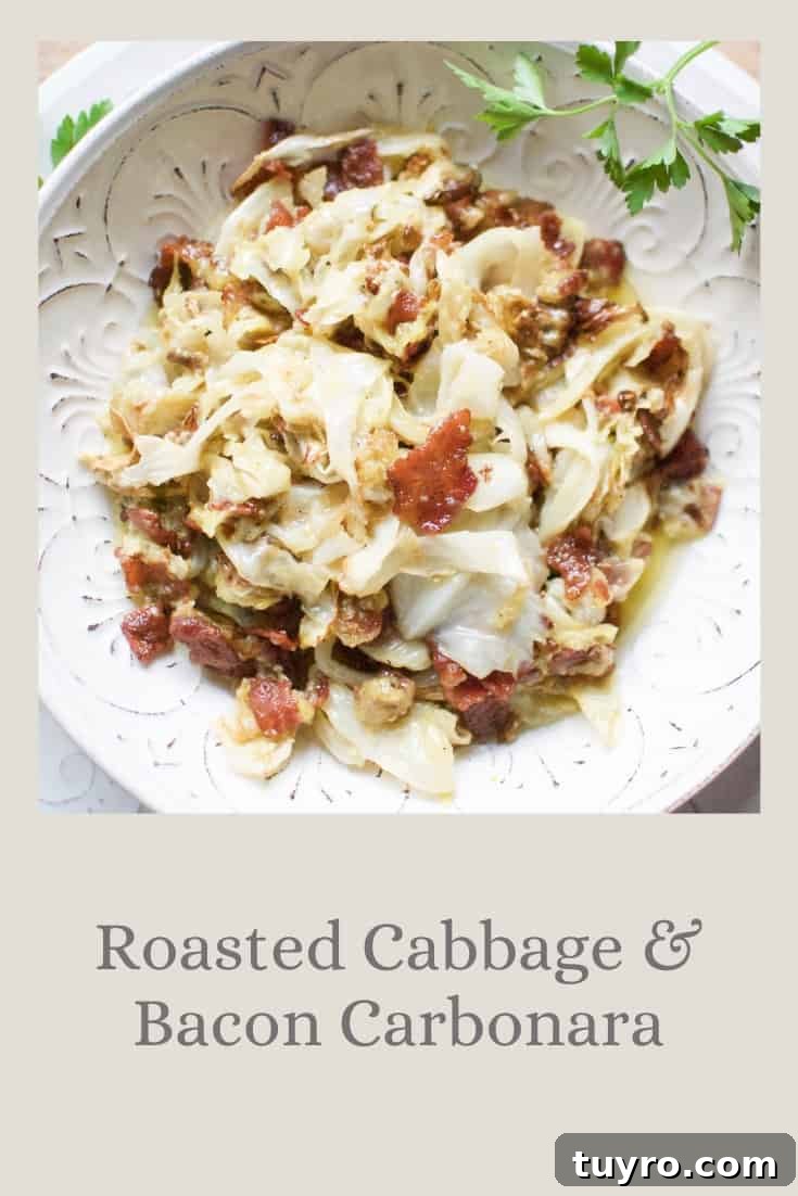 Skillet Sauerkraut with Bacon and Sauteed Apples 9 Roasted Cabbage & Bacon Carbonara