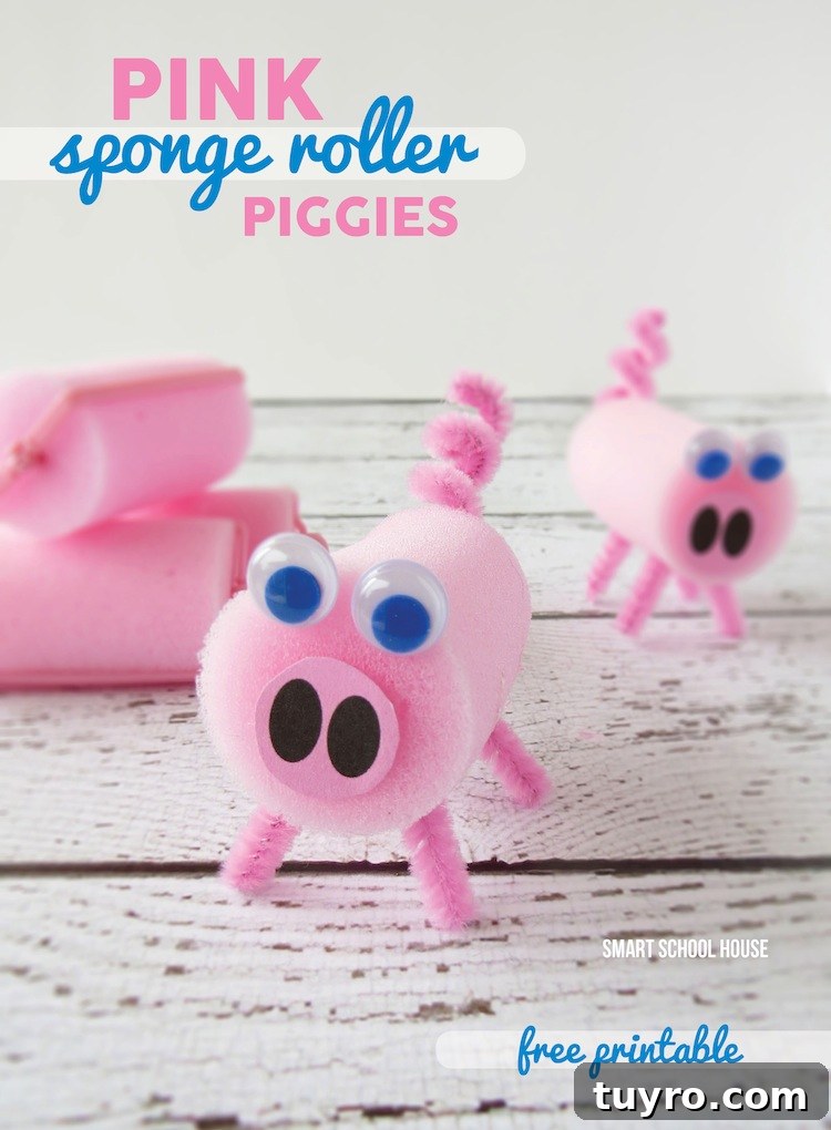 Pipeline Foam Roller Pigs for Efficient Pipeline Cleaning 2 Sponge Roller Pig made from pink sponge roller with googly eyes