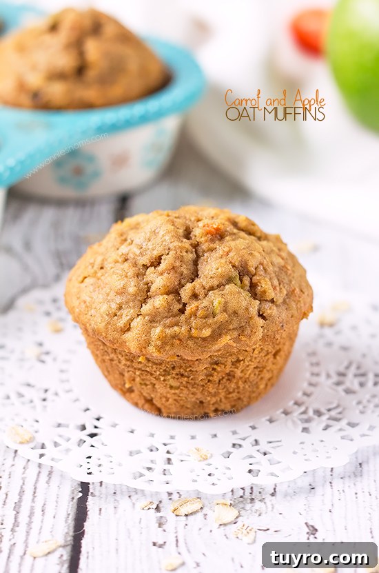 Carrot and Apple Oat Muffins Carrot and Apple Oat Muffins
