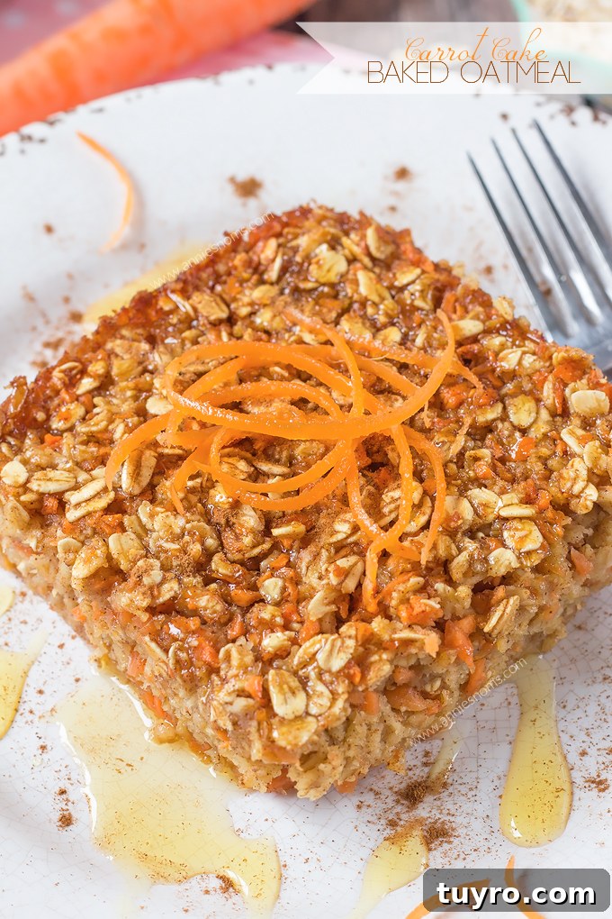 Carrot Cake Baked Oatmeal Carrot Cake Baked Oatmeal