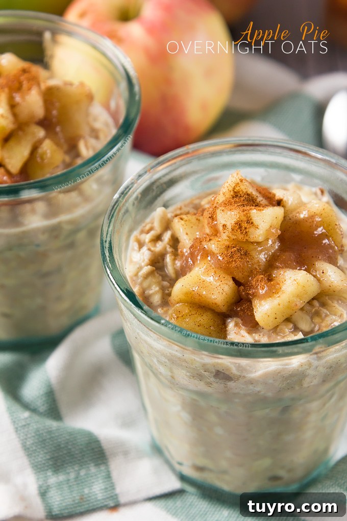Apple Pie Overnight Oats Apple Pie Overnight Oats