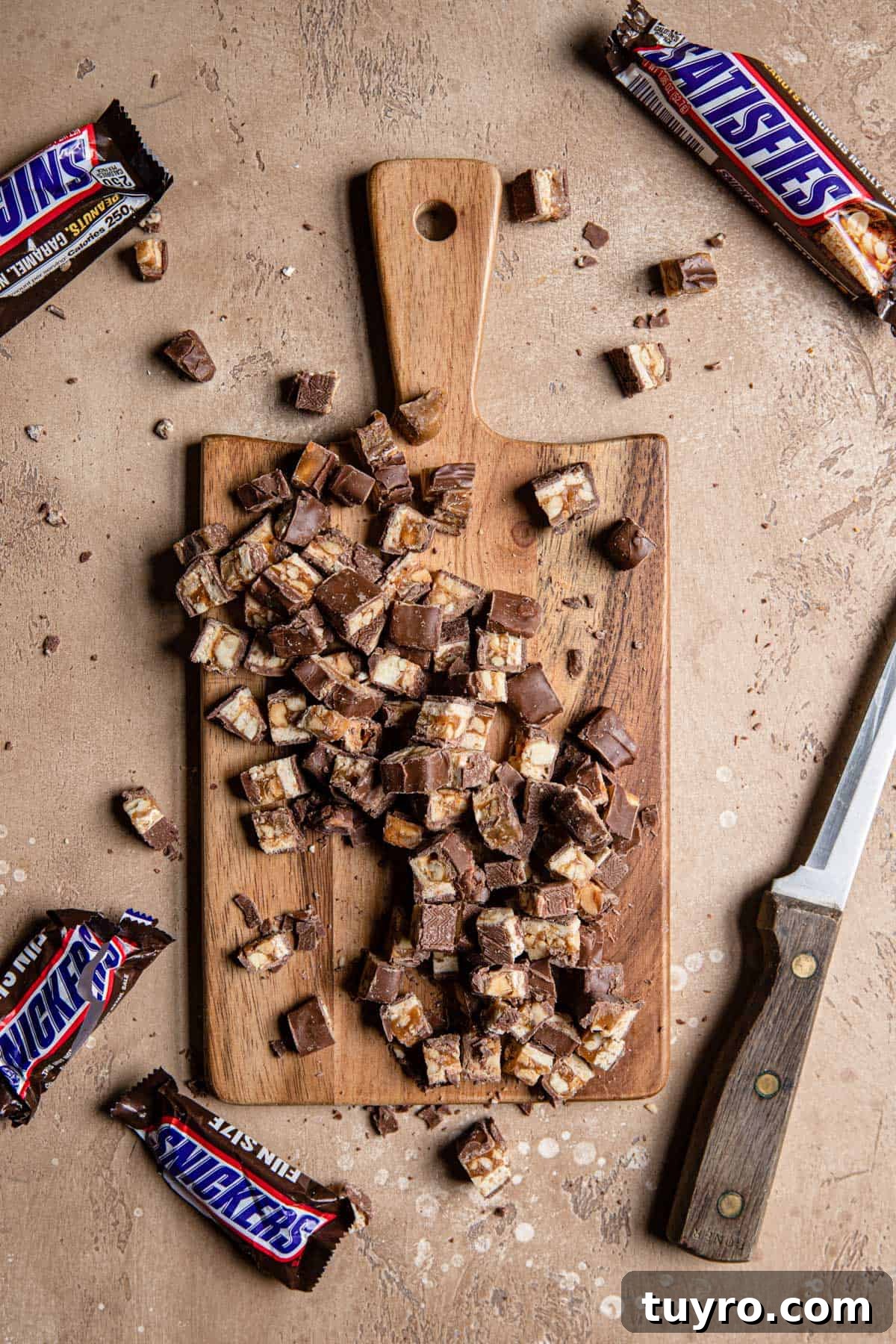 Decadent Snickers Bundt Cake Recipe with Salted Caramel Glaze 7 Snickers Bundt Cake