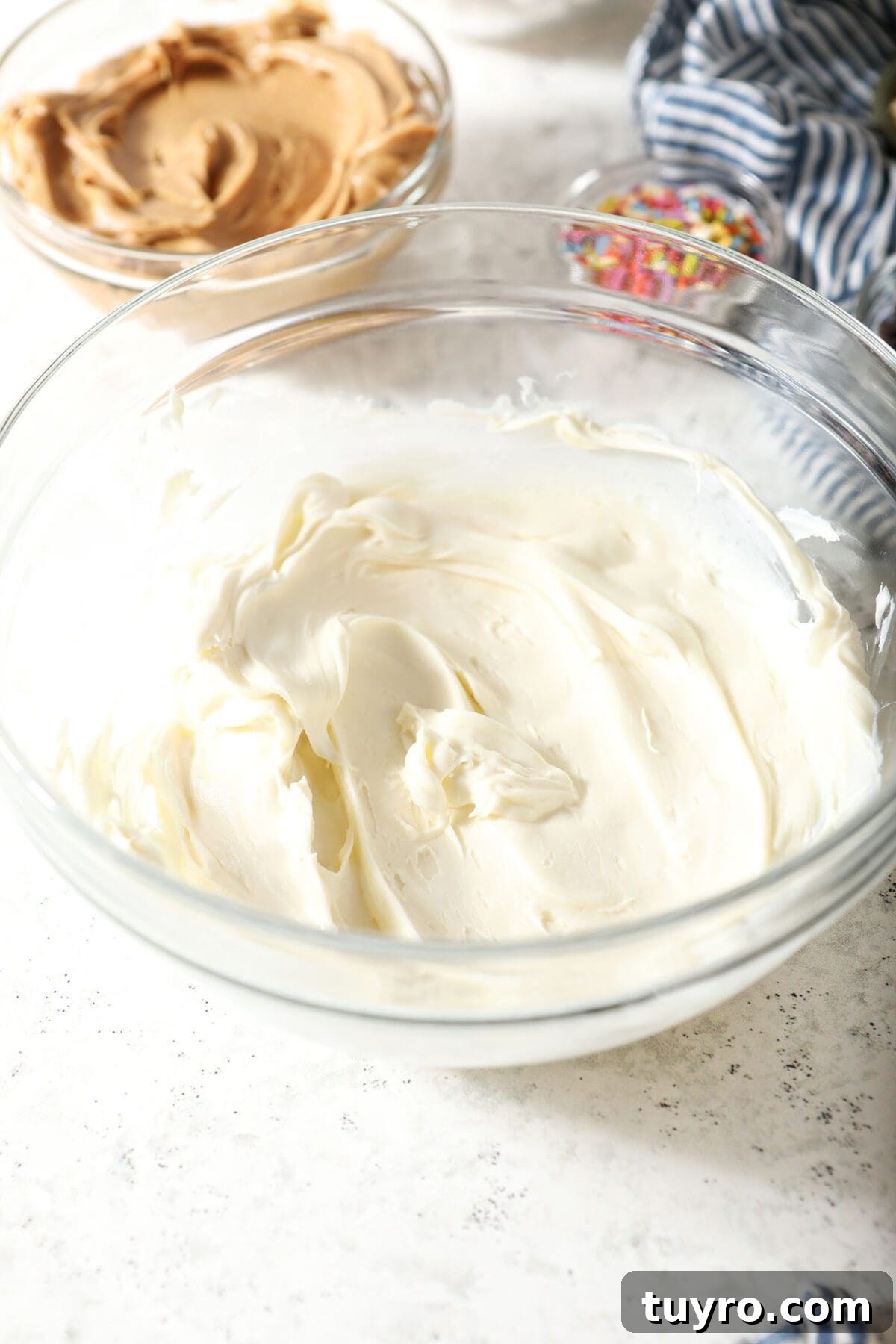 No-Bake Avalanche Cookies Recipe: No-Oven Snowball Treats 5 Melted white chocolate in a bowl